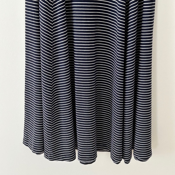 Gap Navy Blue & White Striped Jersey Maxi Skirt - Picture 13 of 16